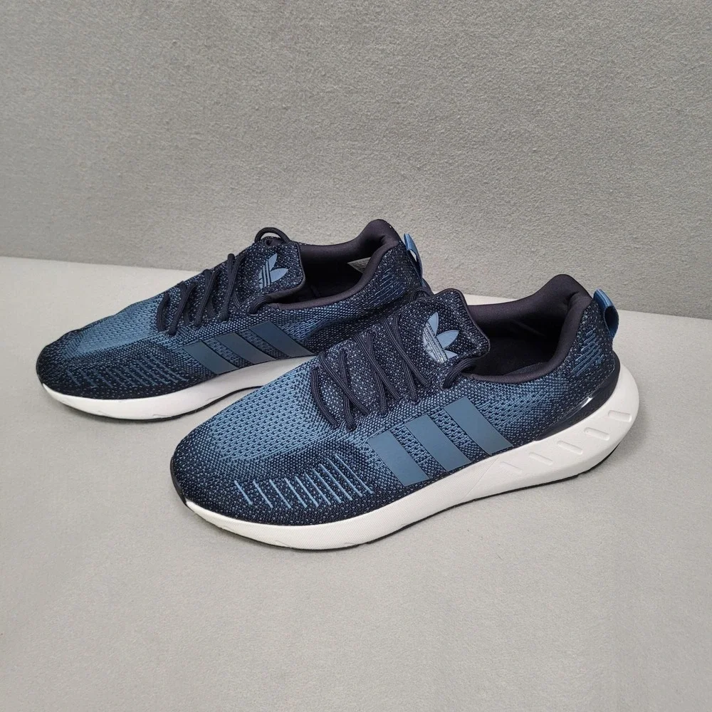 Adidas Swift Run 22 Mens Shoes Navy Blue GW6821 Size 12 Sneaker Running Athletic